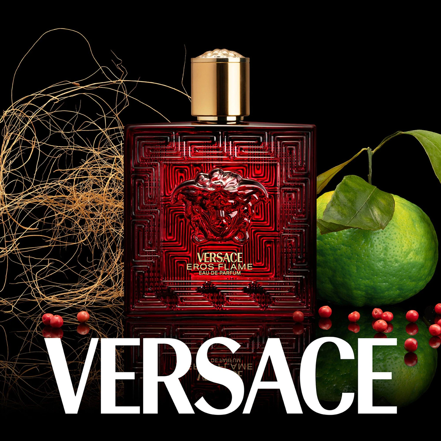 Versace Eros Flame - Eau de Erkek Parfum 100.ml - Görsel 4